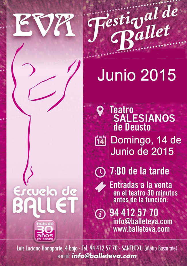 CARTEL FESTIVAL BALLET JUNIO 2015