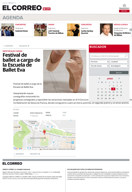 Festival De Ballet En Bilbao   El Correo